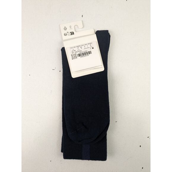 Zara Men's Navy Crew Dress Socks - Shoe Size Large 10-13 - Picture 5 of 5